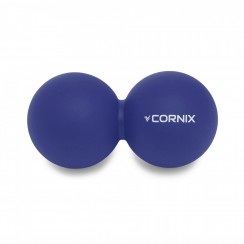 Массажный мяч Cornix Lacrosse DuoBall 6.3 x 12.6 см XR-0109 Navy Blue