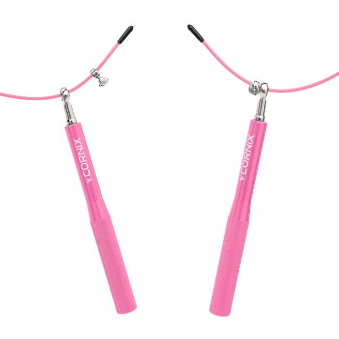 Скакалка швидкісна для кросфіту Cornix Speed Rope XR-0155 Pink