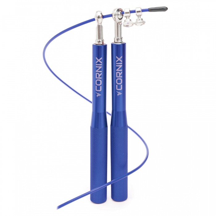 Скакалка швидкісна для кросфіту Cornix Speed Rope XR-0157 Blue