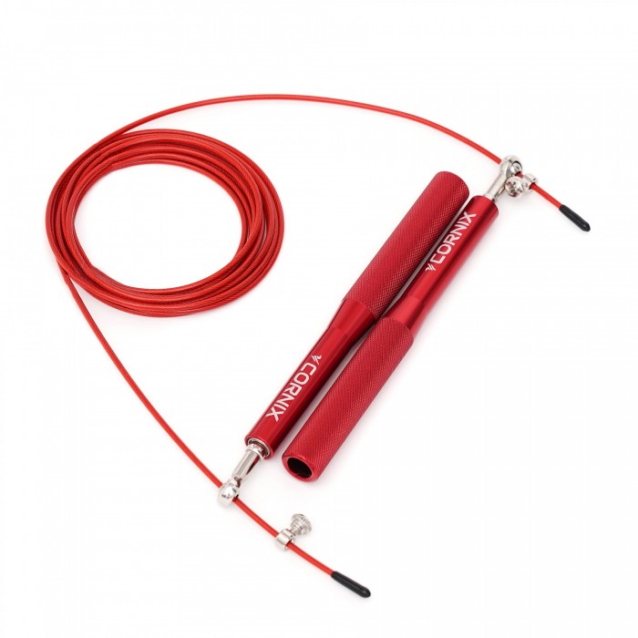 Скакалка швидкісна для кросфіту Cornix Speed Rope XR-0158 Red