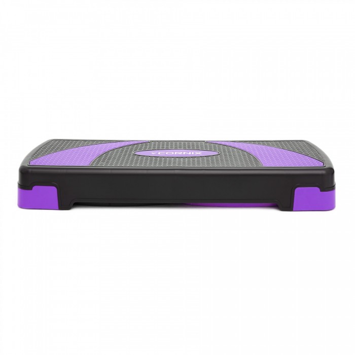 Степ-платформа 3-ступінчаста Cornix 78 х 29 х 10-20 см XR-0183 Black/Purple