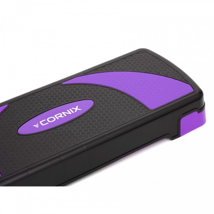 Степ-платформа 3-ступінчаста Cornix 78 х 29 х 10-20 см XR-0183 Black/Purple