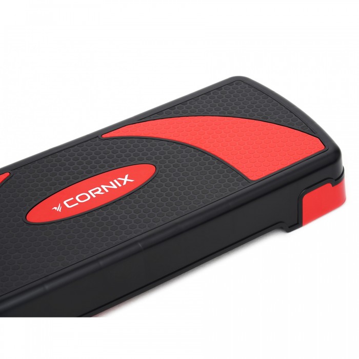 Степ-платформа 3-ступінчаста Cornix 78 х 29 х 10-20 см XR-0185 Black/Red