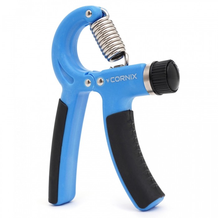 Еспандер кистьовий пружинний Cornix 5-60 кг з регульованим навантаженням XR-0141 Blue/Black