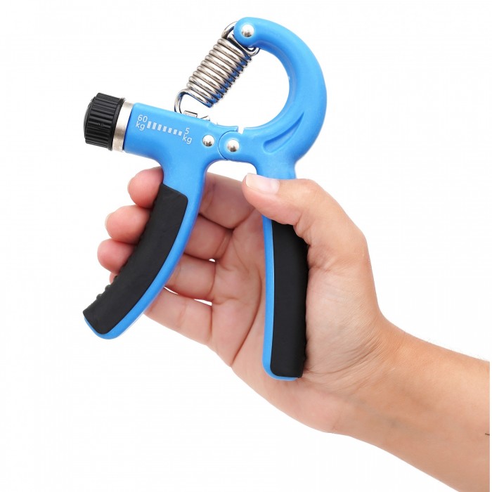 Еспандер кистьовий пружинний Cornix 5-60 кг з регульованим навантаженням XR-0141 Blue/Black