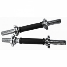 Гриф гантельный резиновый Generation Fitness DB-04 с замками