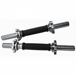 Гриф гантельный резиновый Generation Fitness DB-04 с замками