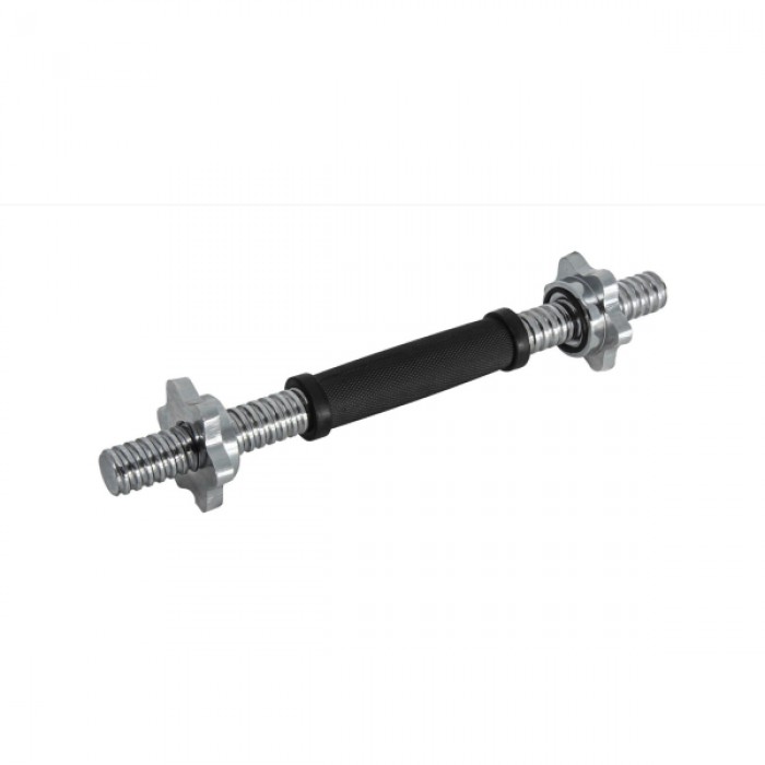 Гриф гантельный резиновый Generation Fitness DB-04 с замками