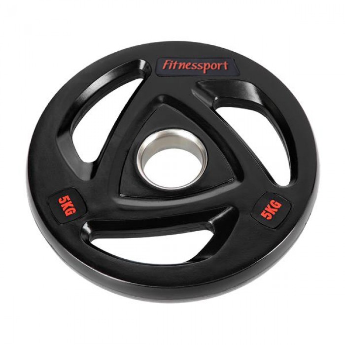 Диск олімпійський гумовий чорний Generation Fitness RCP17-5 кг