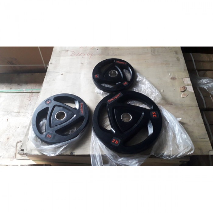 Диск олимпийский резиновый черный Generation Fitness RCP17-10 кг