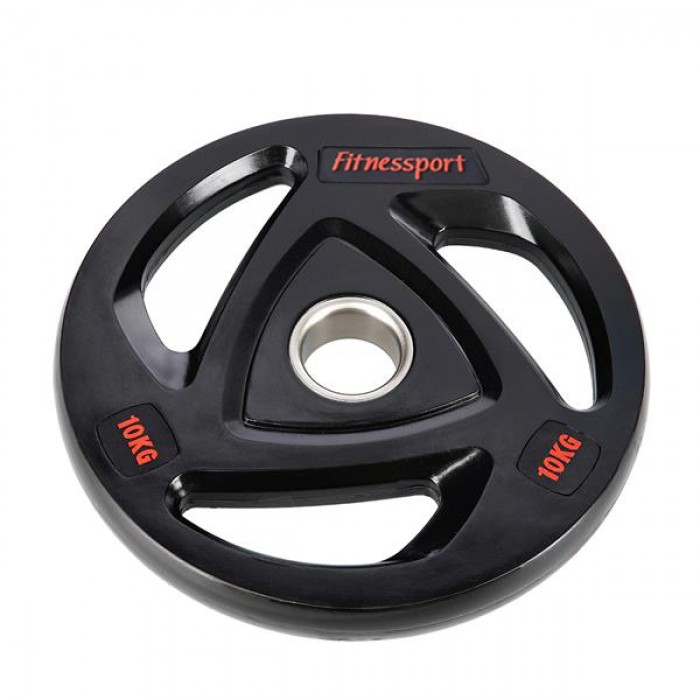 Диск олимпийский резиновый черный Generation Fitness RCP17-10 кг