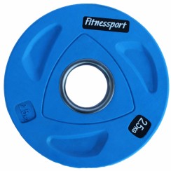 Диск олимпийский цветной резиновый Generation Fitness RCP20-2,5 кг