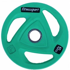 Диск олимпийский цветной резиновый Generation Fitness RCP20-10 кг