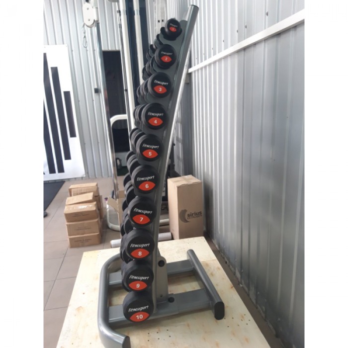 Обрезиненный гантельный ряд Generation Fitness FDS-01 1-10кг (10 пар) 110 кг