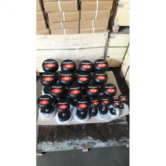 Обрезиненный гантельный ряд Generation Fitness FDS-10 2,5-25kg (10 пар) 275 кг