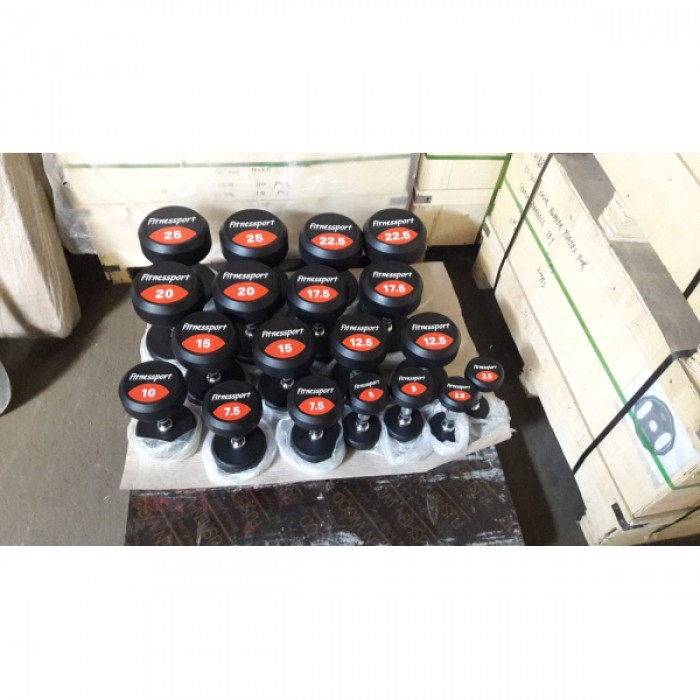 Обрезиненный гантельный ряд Generation Fitness FDS-10 2,5-25kg (10 пар) 275 кг