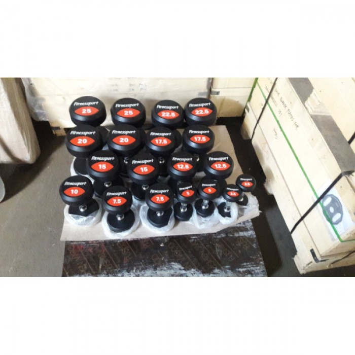 Обрезиненный гантельный ряд Generation Fitness FDS-10 2,5-30kg (12 пар) 390 кг