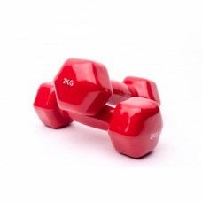 Гантель аэробная виниловая Generation Fitness VDD-01-2кг красный
