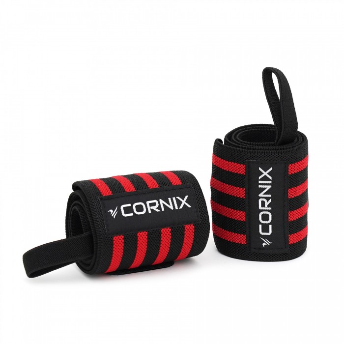 Бинты для запястий (кистевые бинты) Cornix Wrist Wraps XR-0195 Black/Red