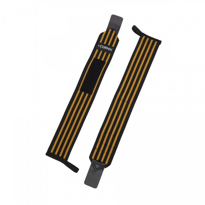 Бинты для запястий (кистевые бинты) Cornix Wrist Wraps XR-0196 Black/Orange