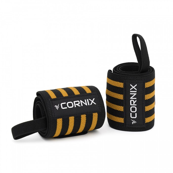 Бинты для запястий (кистевые бинты) Cornix Wrist Wraps XR-0196 Black/Orange