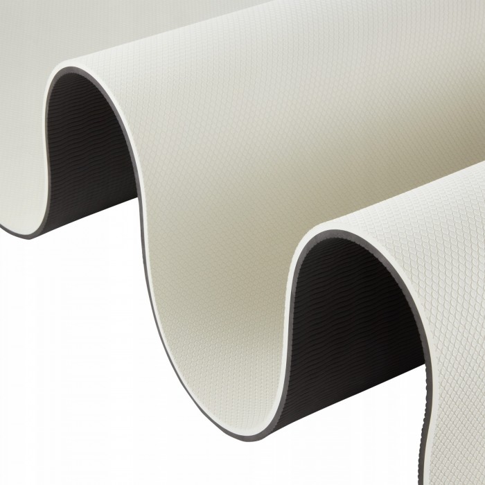 Килимок (мат) спортивний 4FIZJO TPE 180 x 60 x 0.6 см для йоги та фітнесу Grey/Black (P-5907739317100)