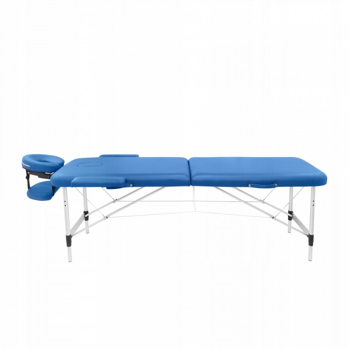 Массажный стол складной 4FIZJO Massage Table Alu W60 Blue (P-5907739318404)