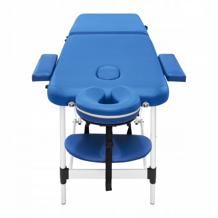 Массажный стол складной 4FIZJO Massage Table Alu W60 Blue (P-5907739318404)