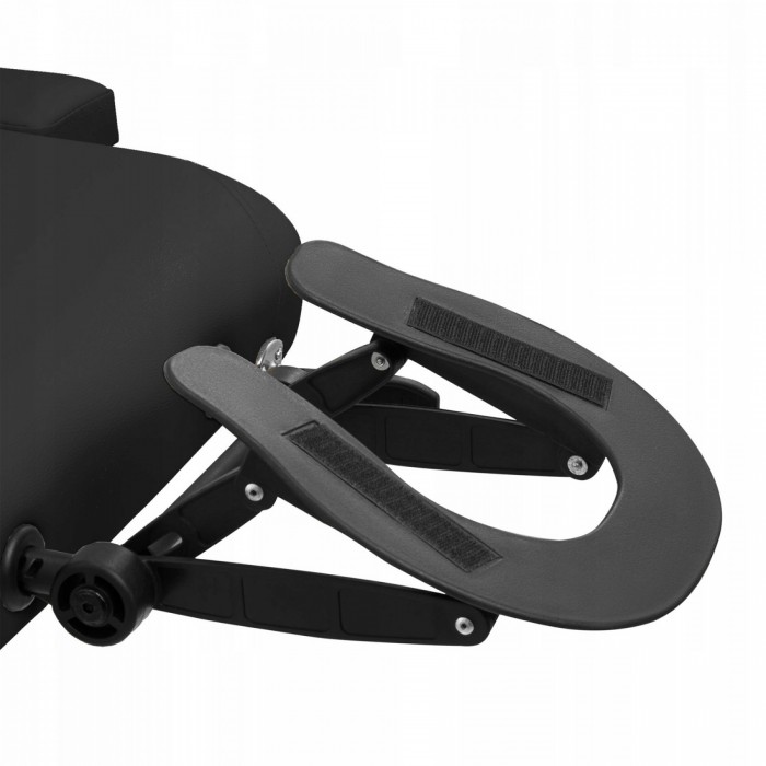 Массажный стол складной 4FIZJO Massage Table+ Alu W60 Black (P-5907739318381)