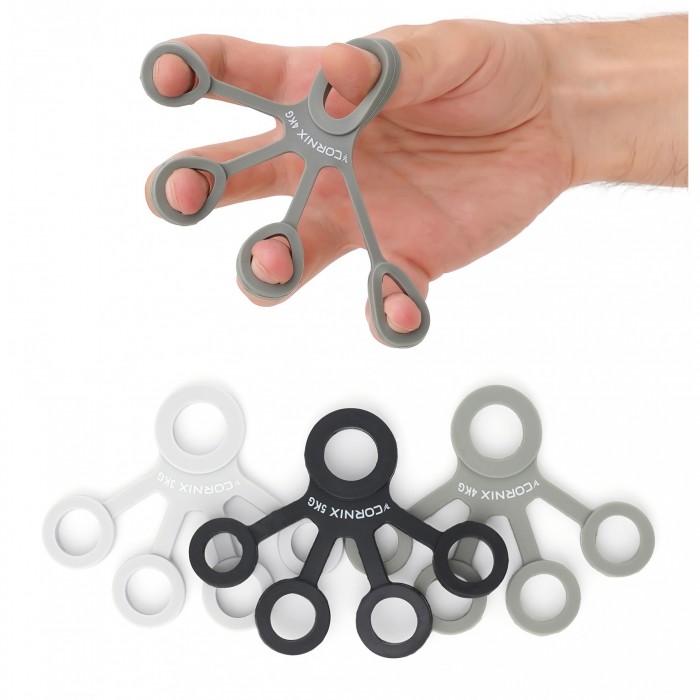 Набір еспандерів для пальців та пензля Cornix 3-5 кг XR-0219