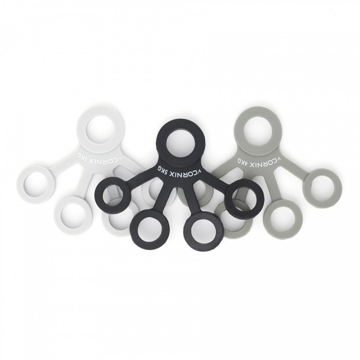 Набір еспандерів для пальців та пензля Cornix 3-5 кг XR-0219