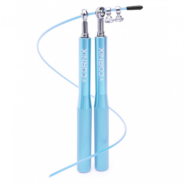 Скакалка швидкісна для кросфіту Cornix Speed Rope XR-0153 Sky Blue