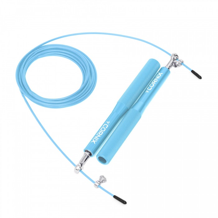 Скакалка швидкісна для кросфіту Cornix Speed Rope XR-0153 Sky Blue