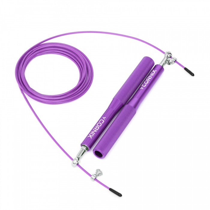 Скакалка швидкісна для кросфіту Cornix Speed Rope XR-0159 Purple