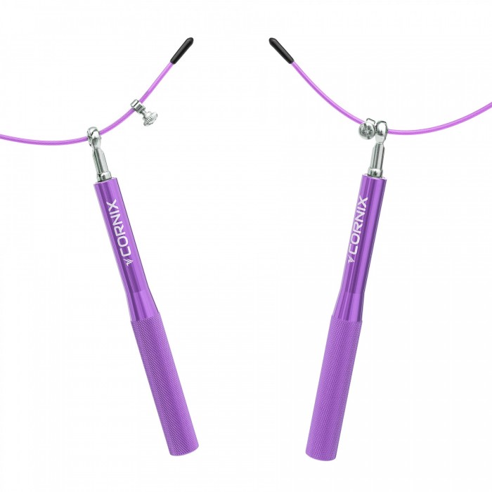 Скакалка швидкісна для кросфіту Cornix Speed Rope XR-0159 Purple