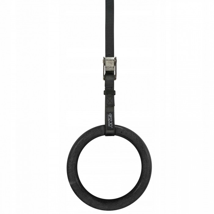 Гимнастические кольца 4FIZJO из ABS пластика, регулируемые Black (P-5907739314864)