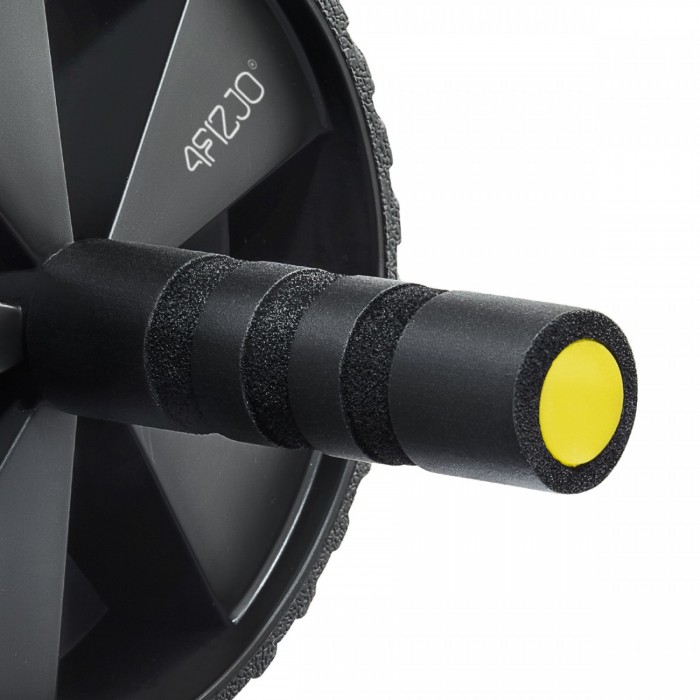 Ролик (гімнастичне колесо) для преса 4FIZJO Ab Wheel Black/Yellow (P-5907739314840)