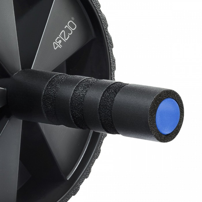 Ролик (гімнастичне колесо) для преса 4FIZJO Ab Wheel Black/Blue (P-5907739314857)