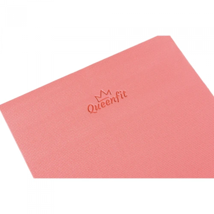 Коврик (мат) для фитнеса и йоги Queenfit 0,5 см темно-розовый