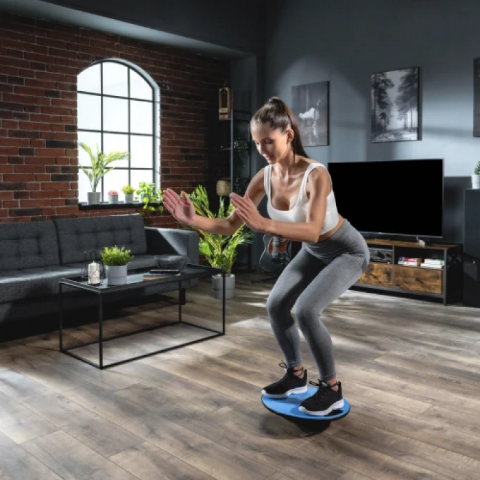 Баланс борд (Балансувальний диск) Hop-Sport 40 см блакитний