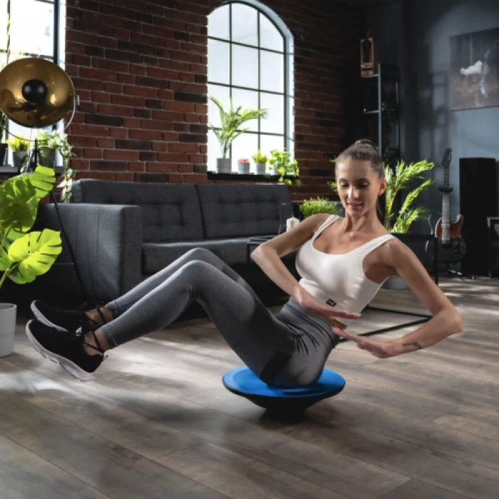 Баланс борд (Балансувальний диск) Hop-Sport 40 см блакитний