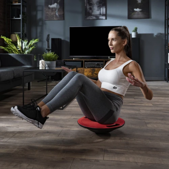 Баланс борд (Балансувальний диск) Hop-Sport 40 см червоний