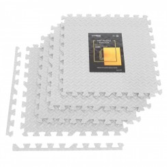 Мат-пазл (ластівчин хвіст) Cornix Mat Puzzle EVA 120 x 120 x 1 cм XR-0233 White