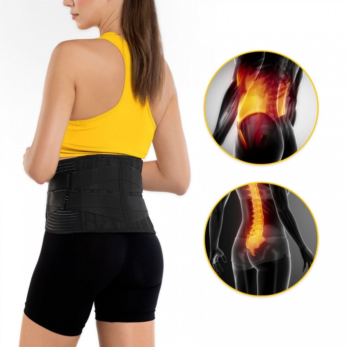 Пояс (бандаж) для поперекового відділу хребта 4FIZJO Size XXL (P-5907739317582)