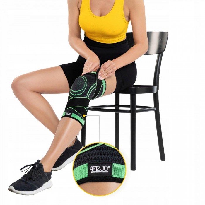 Фіксатор (бандаж) для коліна 4FIZJO 1 шт Size M (P-5907739317780)