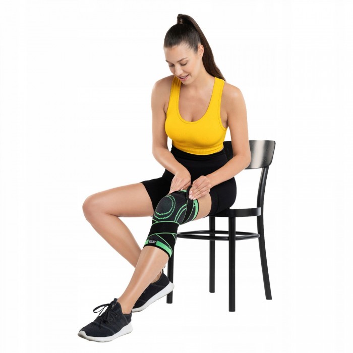 Фіксатор (бандаж) для коліна 4FIZJO 1 шт Size M (P-5907739317780)