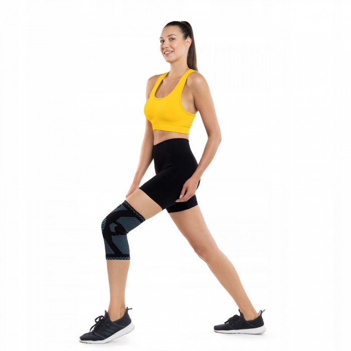 Фиксатор (бандаж) для колена 4FIZJO со стабилизацией коленной чашечки 1 шт Size XL (P-5907739317957)