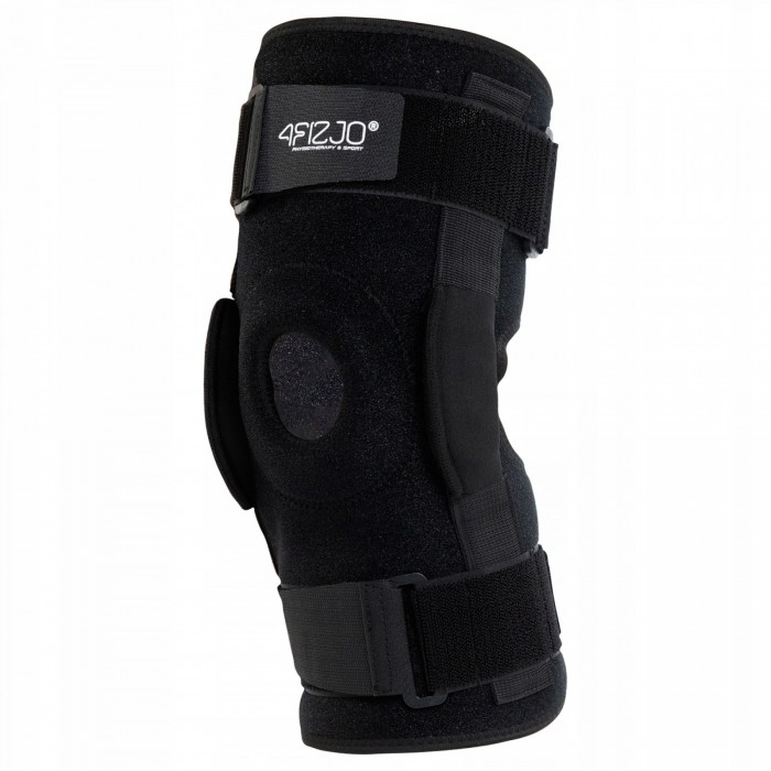 Фіксатор (бандаж) для коліна 4FIZJO шарнірний 1 шт Size L (P-5907739317629)