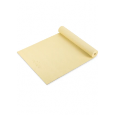 Коврик (мат) для фитнеса и йоги Queenfit 0,5 см желтый