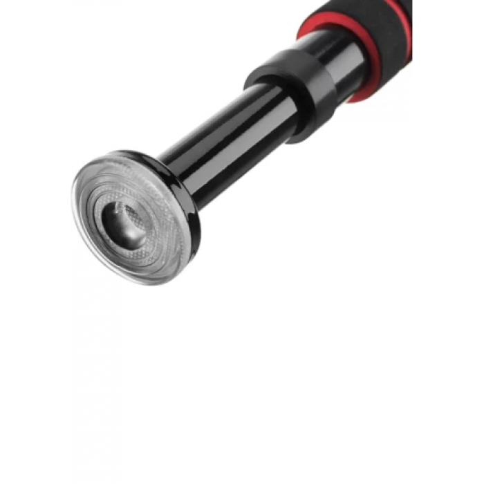 Турнік у дверний отвір розсувний Gymtek 63-100 см чорно-червоний